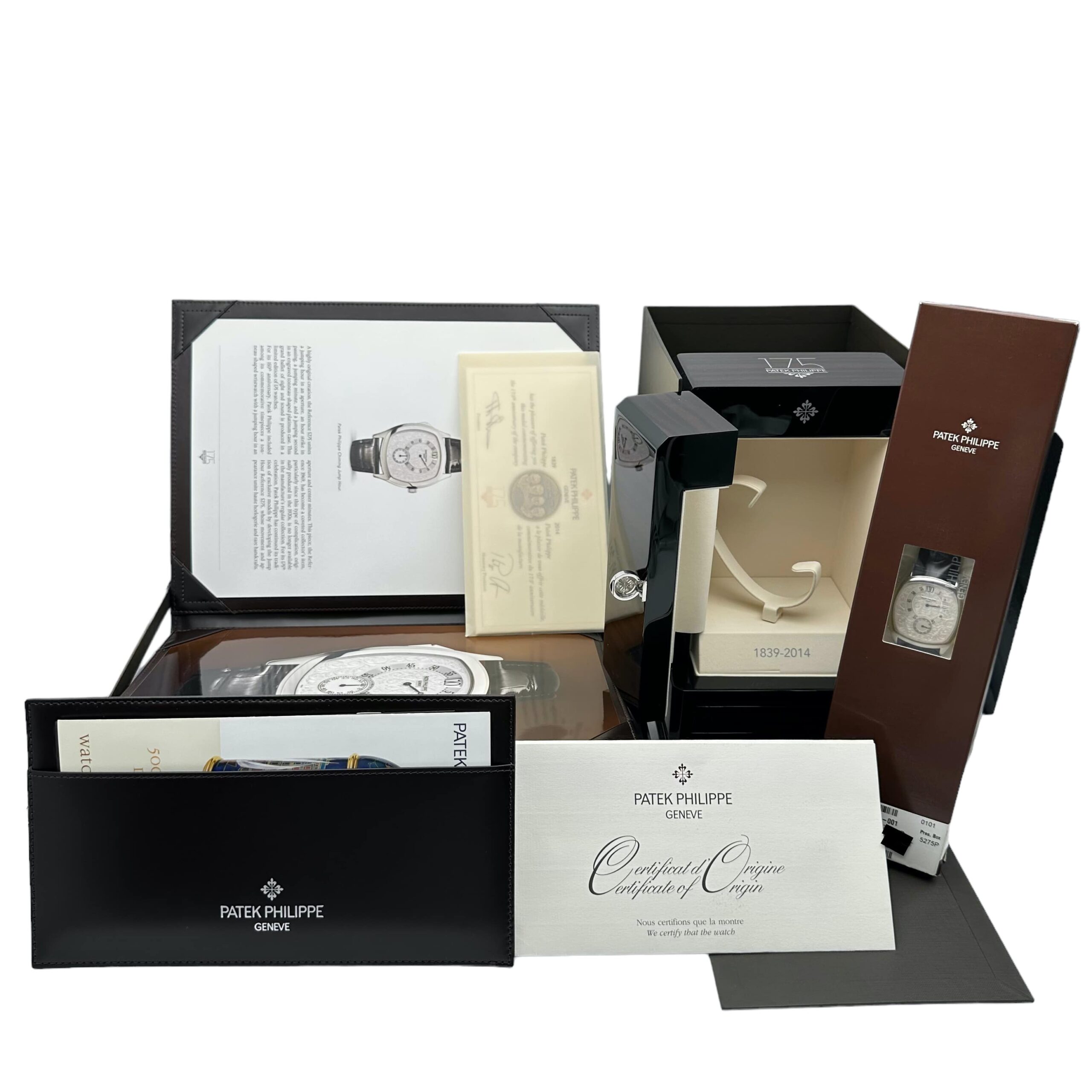 PATEK PHILIPPE JUMP HOUR CHIMING 5275P 175TH ANNIVERSARY DOUBLE