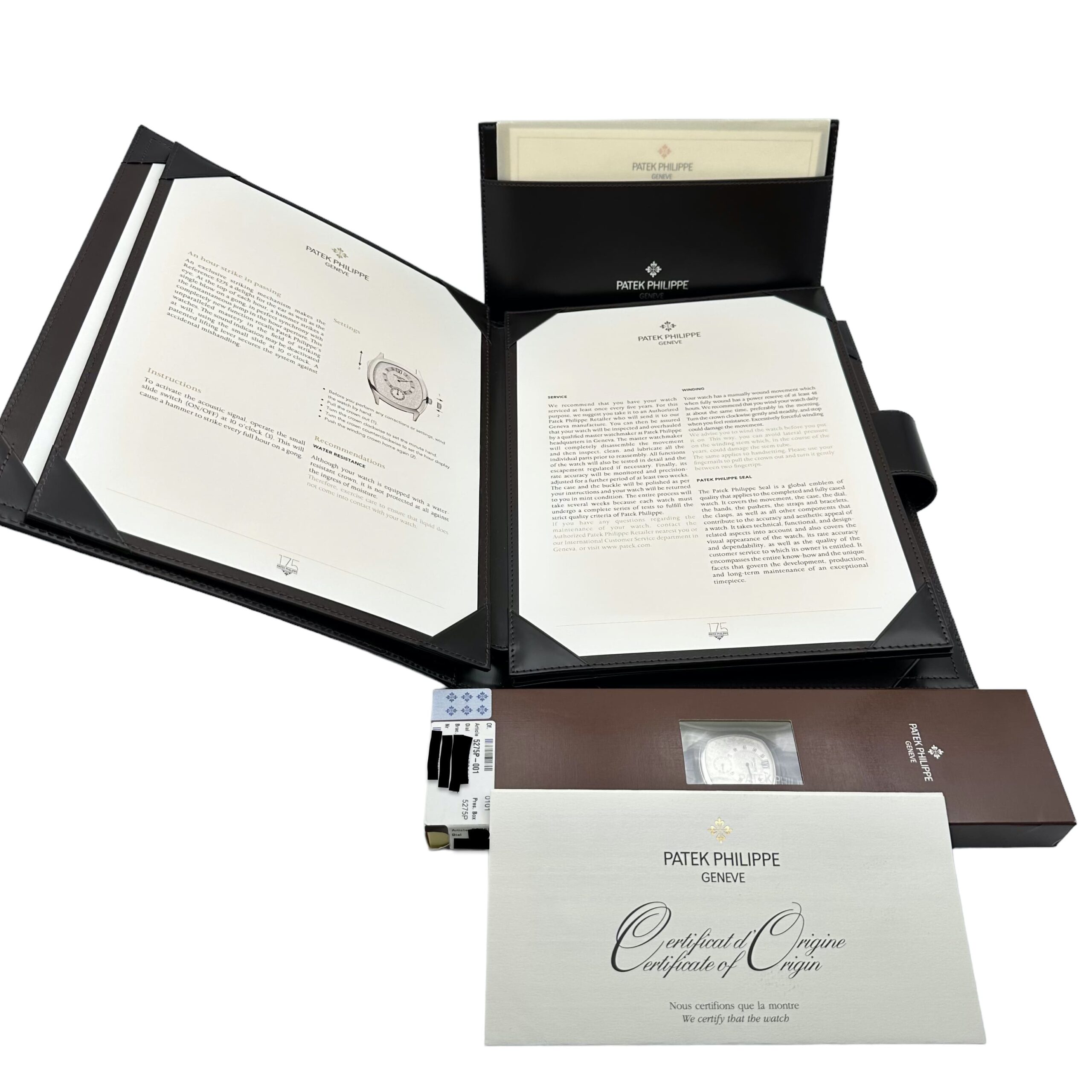 PATEK PHILIPPE JUMP HOUR CHIMING 5275P 175TH ANNIVERSARY DOUBLE